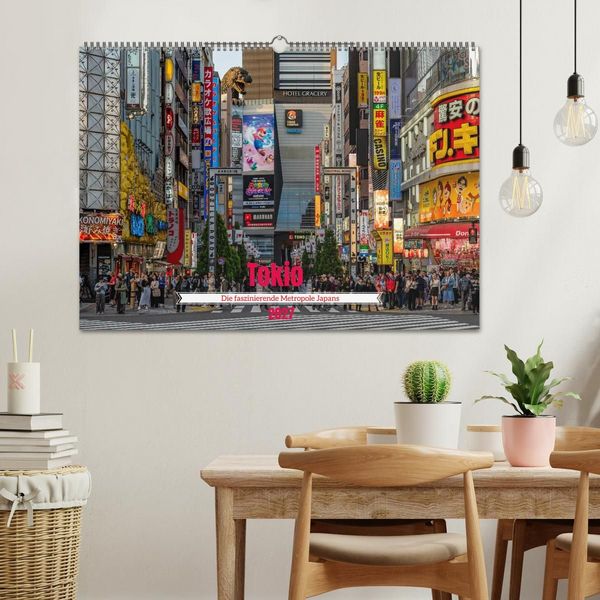 Produktbild: Tokio. Die faszinierende Metropole Japans (Wandkalender 2027 DIN A2 quer), CALVENDO Monatskalender