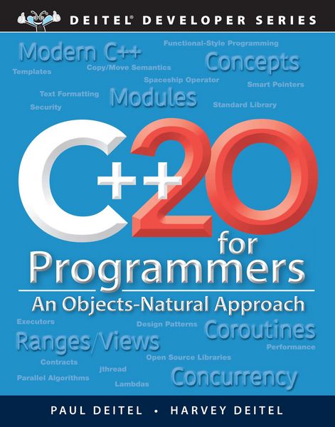 Produktbild: C++20 for Programmers