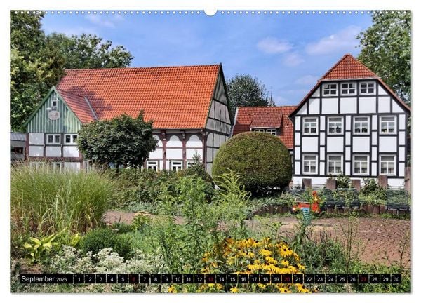 Produktbild: Herforder Ansichten (hochwertiger Premium Wandkalender 2026 DIN A2 quer), Kunstdruck in Hochglanz