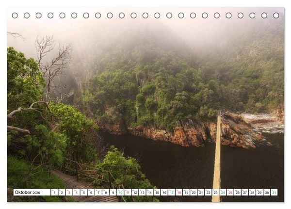 Produktbild: S&Uuml;DAFRIKA - Impressionen von der Garden Route (Tischkalender 2026 DIN A5 quer), CALVENDO Monatskalender