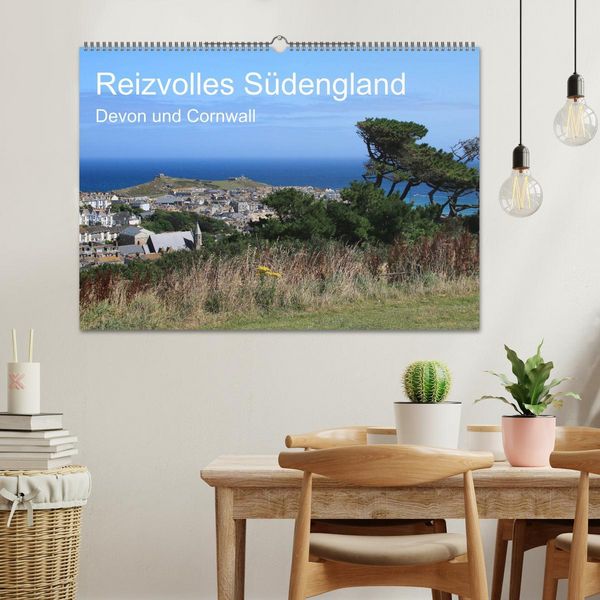 Produktbild: Reizvolles S&uuml;dengland Devon und Cornwall (Wandkalender 2026 DIN A2 quer), CALVENDO Monatskalender
