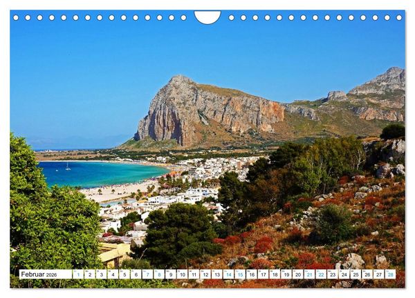 Produktbild: Sizilien - Nordwesten (Wandkalender 2026 DIN A4 quer), CALVENDO Monatskalender