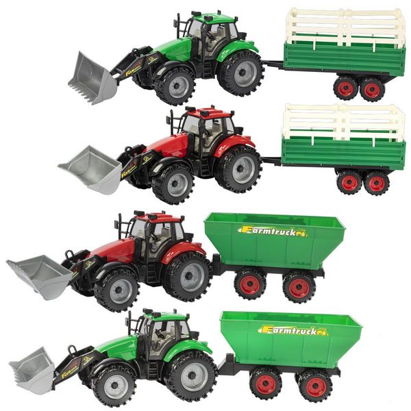 Produktbild: Idena Traktor mit Anh&auml;nger 4fach sortiert