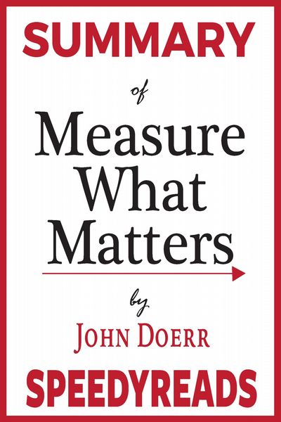 Produktbild: Summary of Measure What Matters