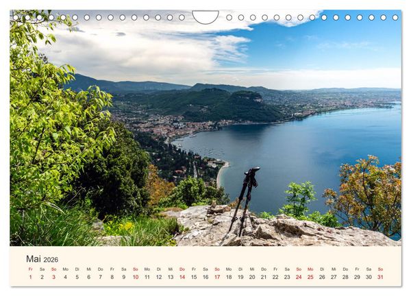 Produktbild: Wanderreise Gardasee (Wandkalender 2026 DIN A4 quer), CALVENDO Monatskalender