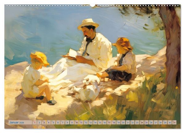 Produktbild: Zeichen der Liebe Impressionistische Bilder (Wandkalender 2026 DIN A2 quer), CALVENDO Monatskalender