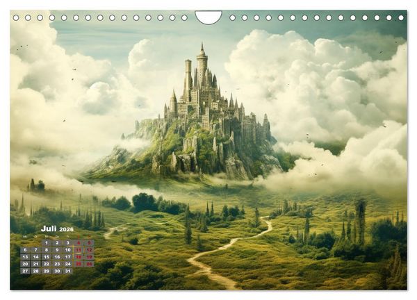 Produktbild: Fantastische Inselwelten (Wandkalender 2026 DIN A4 quer), CALVENDO Monatskalender