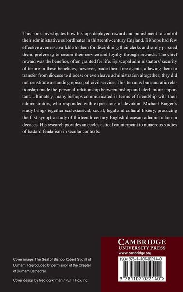 Produktbild: Bishops, Clerks, and Diocesan Governance in Thirteenth-Century England