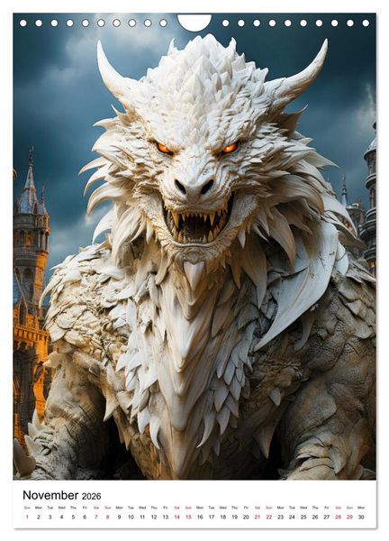 Produktbild: Medieval Legends (Wall Calendar 2026 DIN A4 portrait), CALVENDO 12 Month Wall Calendar