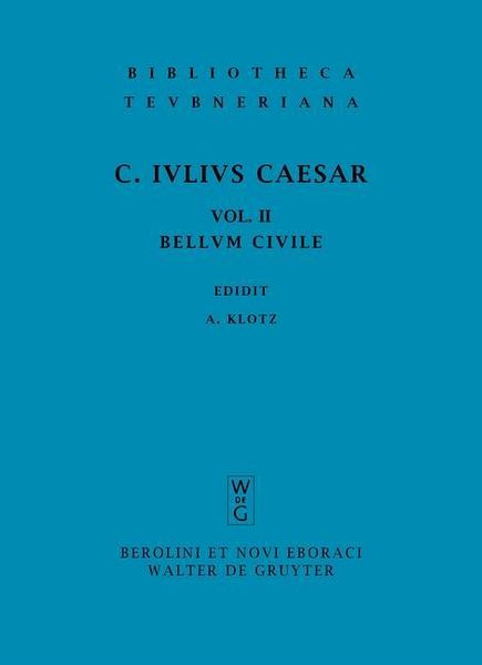 Produktbild: Commentarii belli civilis