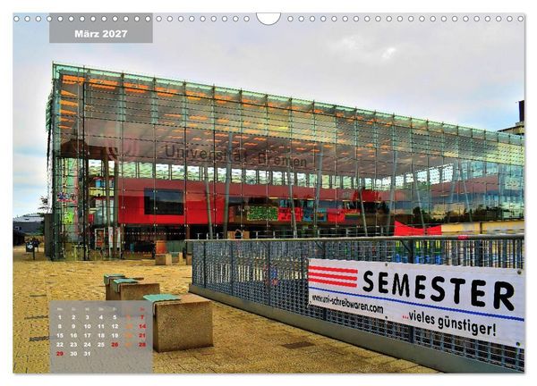 Produktbild: Die Freie Hansestadt Bremen (Wandkalender 2027 DIN A3 quer), CALVENDO Monatskalender