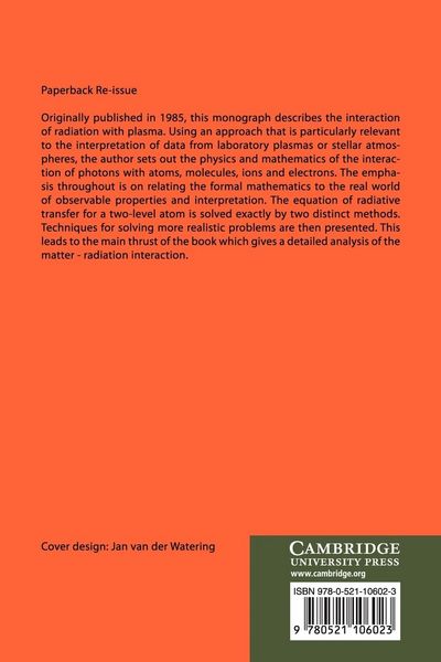 Produktbild: The Transfer of Spectral Line Radiation