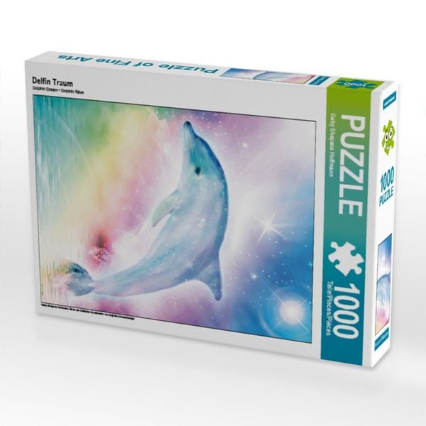 CALVENDO Puzzle Delfin Traum | 1000 Teile Lege-Größe 64 × 48 cm Foto-Puzzle für glückliche Stunden