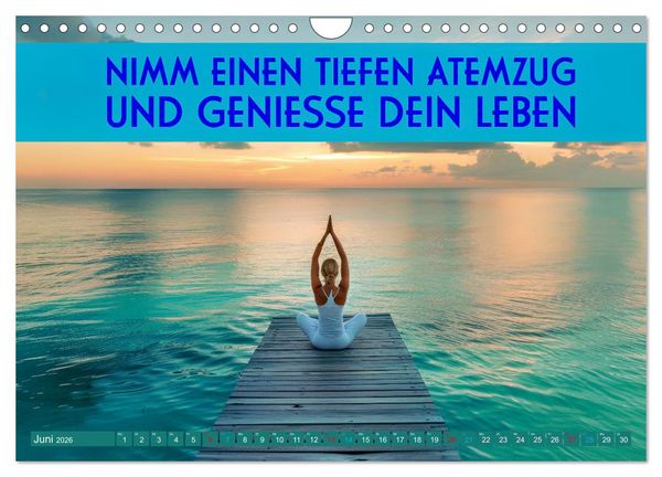 Produktbild: Im Flow des Atems - Energie des Lebens (Wandkalender 2026 DIN A4 quer), CALVENDO Monatskalender