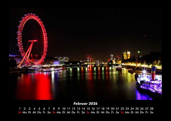 Produktbild: London 2026 Fotokalender DIN A3