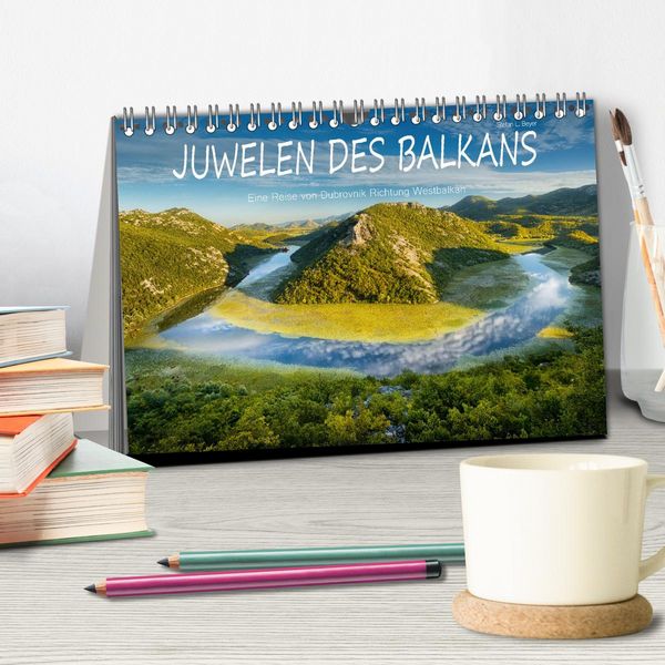 Produktbild: Juwelen des Balkans (Tischkalender 2026 DIN A5 quer), CALVENDO Monatskalender
