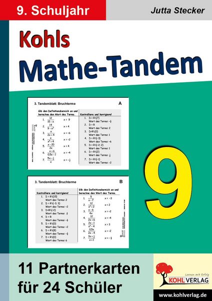 Produktbild: Kohls Mathe-Tandem / Klasse 9