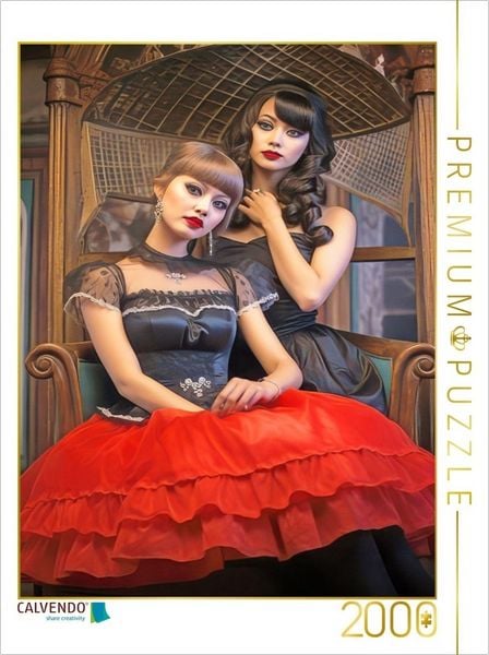 CALVENDO Puzzle Burlesque dancers | 2000 Teile Lege-Größe 90x67cm Foto-Puzzle für glückliche Stunden