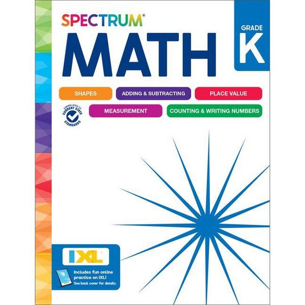 Produktbild: Spectrum Math Workbook Grade K