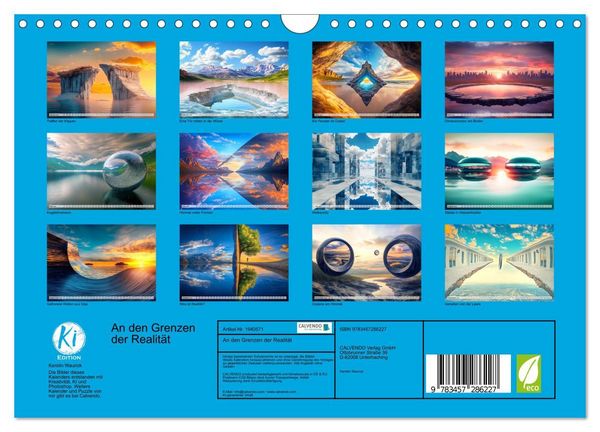 Produktbild: An den Grenzen der Realit&auml;t (Wandkalender 2026 DIN A4 quer), CALVENDO Monatskalender