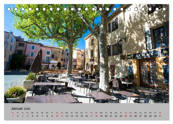 Produktbild: Traumhafte Haute Provence (Tischkalender 2026 DIN A5 quer), CALVENDO Monatskalender
