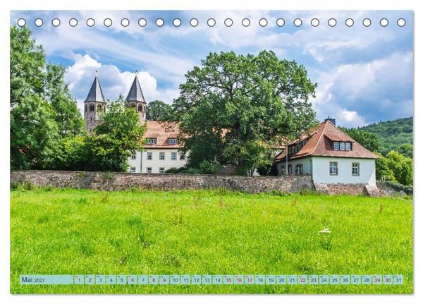 Produktbild: Die Obere Weser - Von Hannoversch M&uuml;nden bis Bad Karlshafen (Tischkalender 2027 DIN A5 quer), CALVENDO Monatskalender