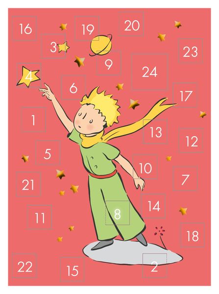 Produktbild: Mini-Adventskalender mit Umschlag Der Kleine Prinz - WWS