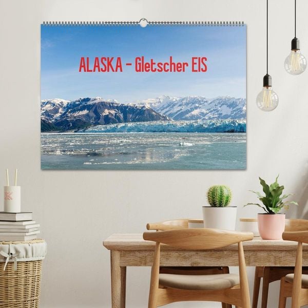 Produktbild: ALASKA Gletscher EIS (Wandkalender 2026 DIN A2 quer), CALVENDO Monatskalender