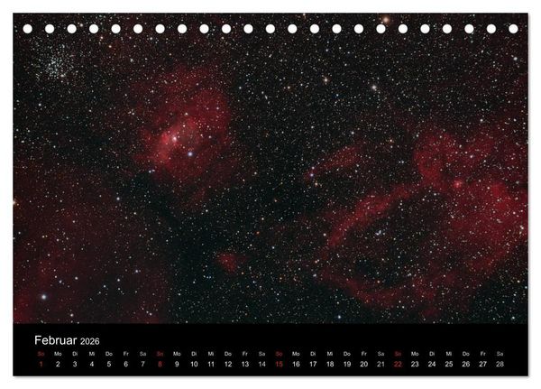 Produktbild: Die Galaxie im Garten (Tischkalender 2026 DIN A5 quer), CALVENDO Monatskalender