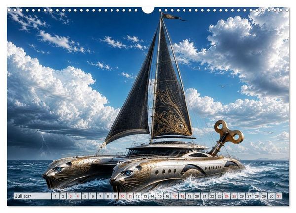 Produktbild: Aufgezogen und abgelegt (Wandkalender 2027 DIN A3 quer), CALVENDO Monatskalender