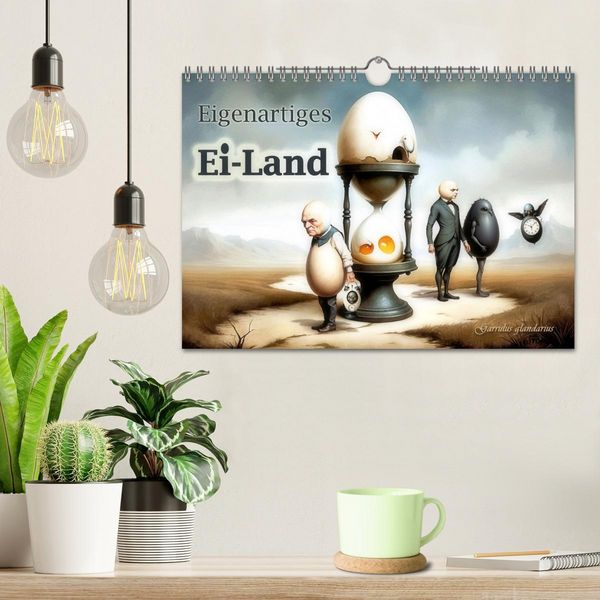 Produktbild: Eigenartiges Ei-Land (Wandkalender 2026 DIN A4 quer), CALVENDO Monatskalender