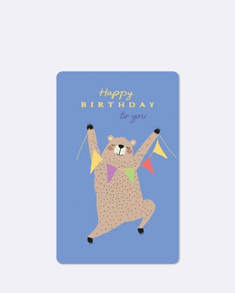 Produktbild: Lunacard Postkarte *Birthday bear