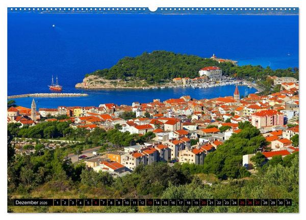 Produktbild: Makarska Riviera - Malerische Urlaubsorte in Dalmatien (Wandkalender 2026 DIN A2 quer), CALVENDO Monatskalender