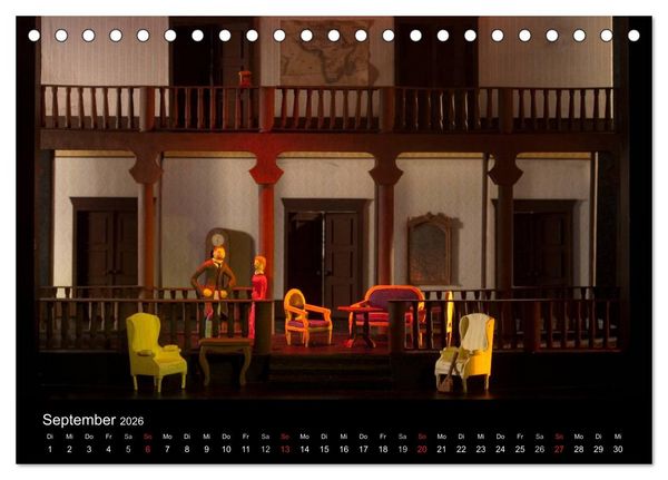 Produktbild: FASZINIERENDE THEATERR&Auml;UME (Tischkalender 2026 DIN A5 quer), CALVENDO Monatskalender