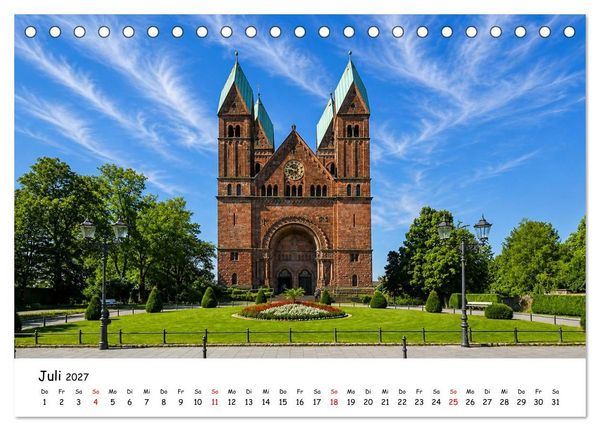 Produktbild: Bad Homburg Schlossblick (Tischkalender 2027 DIN A5 quer), CALVENDO Monatskalender