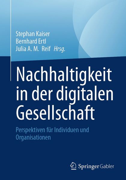 Produktbild: Nachhaltigkeit in der digitalen Gesellschaft