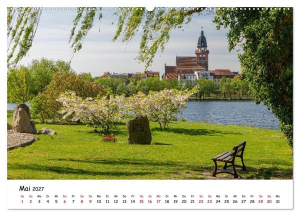 Produktbild: Waren M&uuml;ritz Besondere Ausblicke, Pl&auml;tze und Perspektiven (hochwertiger Premium Wandkalender 2027 DIN A2 quer), Kunstdruck in Hochglanz