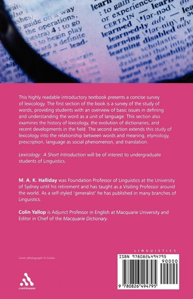 Produktbild: Lexicology