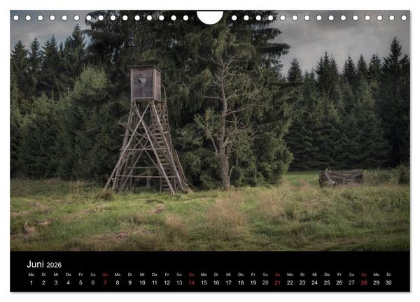 Produktbild: Kanzelkalender 2026 (Wandkalender 2026 DIN A4 quer), CALVENDO Monatskalender