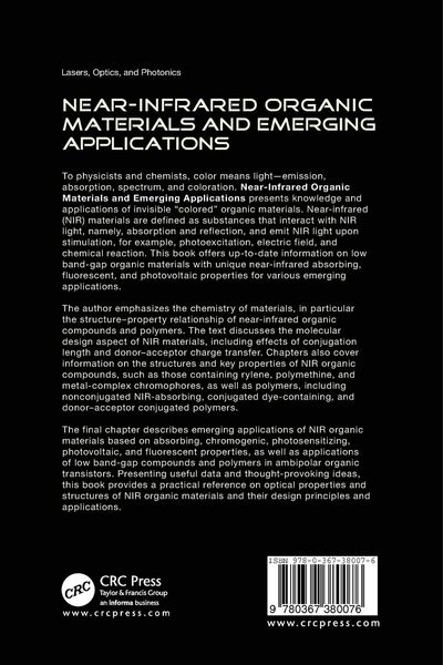 Produktbild: Near-Infrared Organic Materials and Emerging Applications