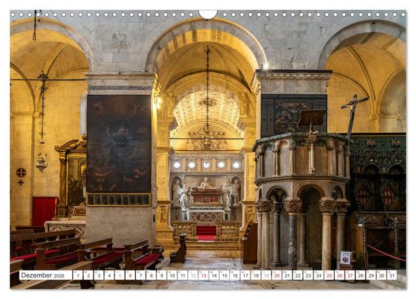 Produktbild: Kroatien - Welterbe Trogir (Wandkalender 2026 DIN A3 quer), CALVENDO Monatskalender