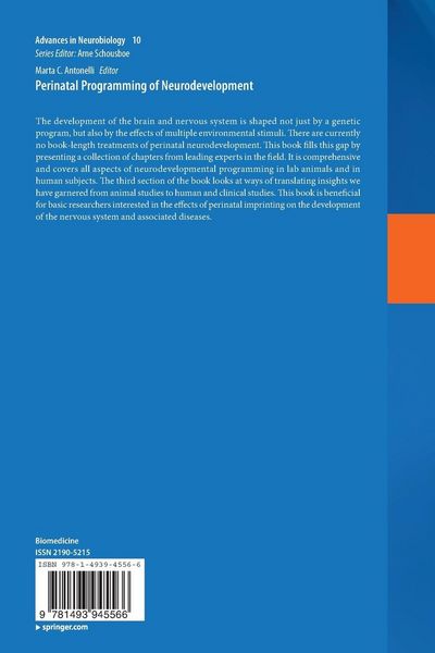 Produktbild: Perinatal Programming of Neurodevelopment