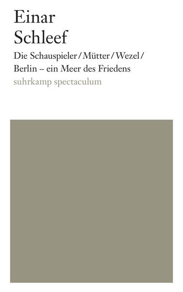 Produktbild: Die Schauspieler/M&uuml;tter/Wezel/ Berlin - ein Meer des Friedens