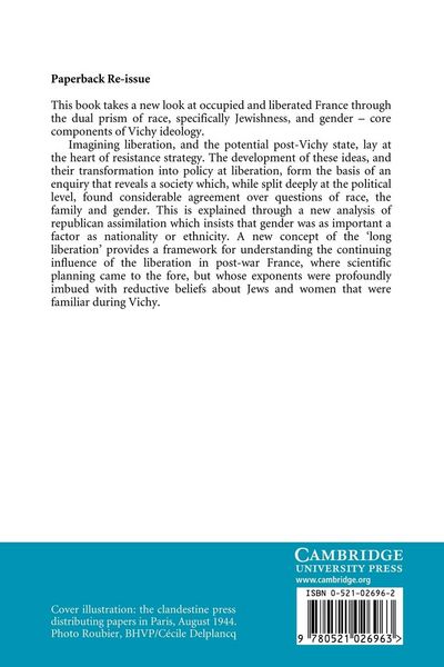 Produktbild: Jews and Gender in Liberation France