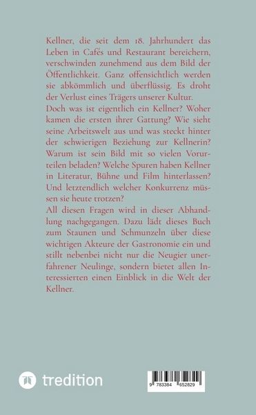 Produktbild: Der Kellner und seine Geschichte