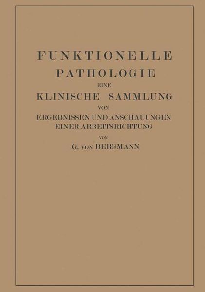 Produktbild: Funktionelle Pathologie