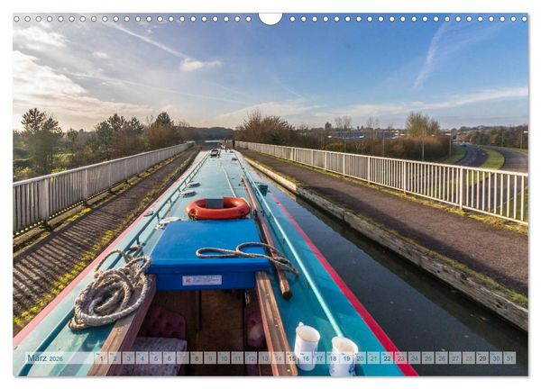 Produktbild: Narrow Boating auf dem Grand Union Canal (Wandkalender 2026 DIN A3 quer), CALVENDO Monatskalender