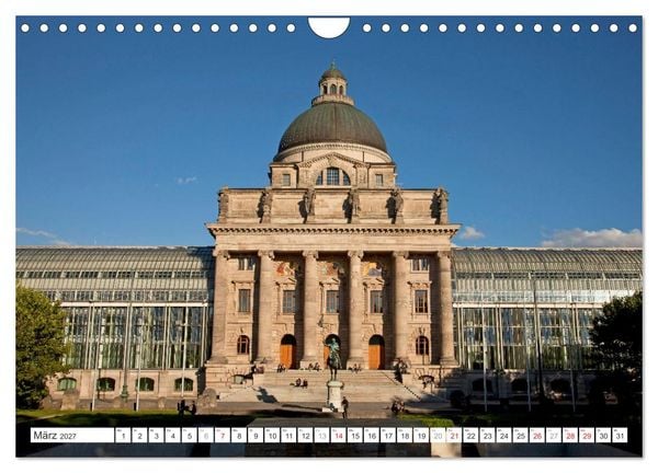 Produktbild: Bayerns Hauptstadt: M&uuml;nchen (Wandkalender 2027 DIN A4 quer), CALVENDO Monatskalender