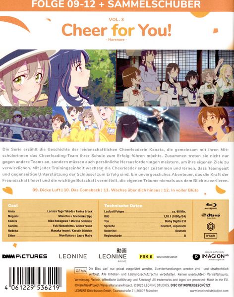Produktbild: Cheer for You! - Vol. 3 - Limited Edition inkl. Sammelschuber f&uuml;r Vol. 1-3