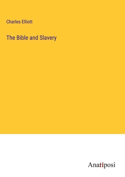 Produktbild: The Bible and Slavery